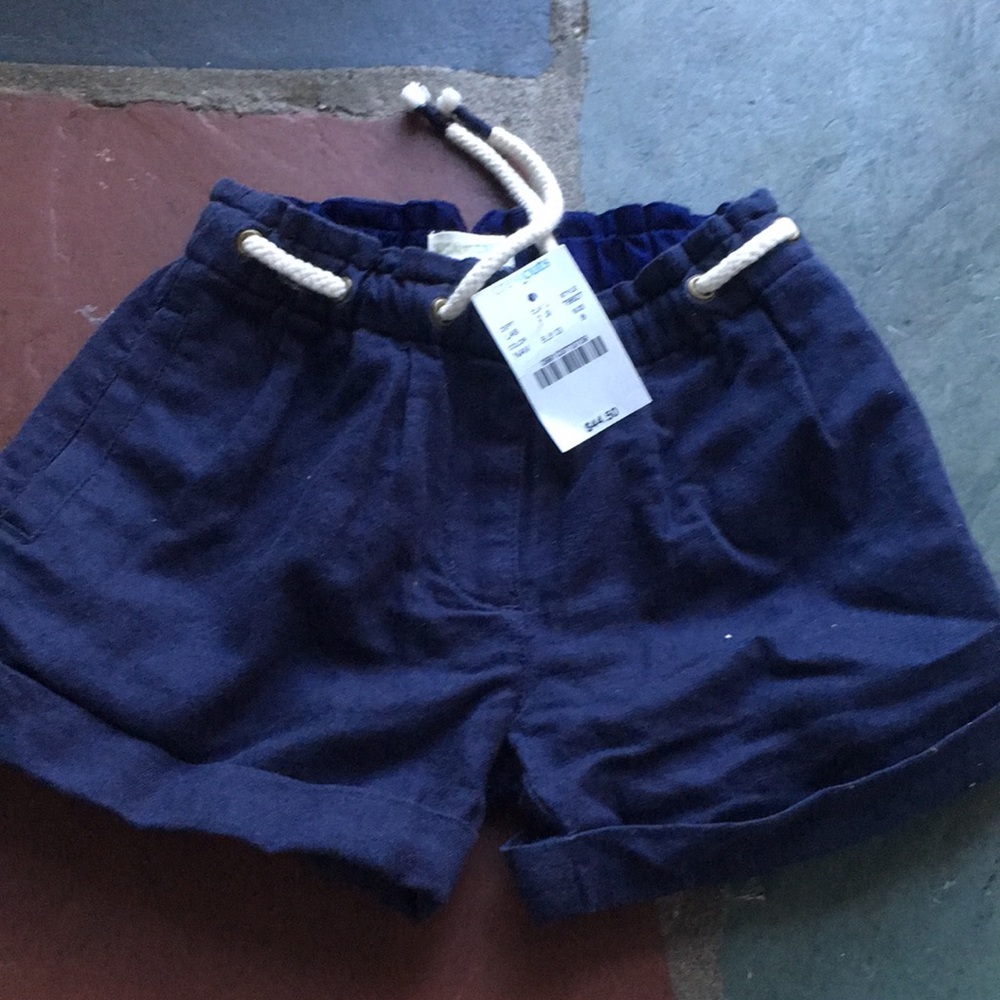 Crewcuts navy drawstring shorts